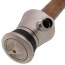 P-118 Series 4", 1/2" CTS Inlet Single Handle Anti-Siphon Hot & Cold Mixing TrueTemp Outdoor Wall Faucet