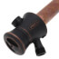 P-118 10", 1/2" CTS Single Handle Anti-Siphon Hot/Cold Mixing TrueTemp Outdoor Wall Faucet (Oil Rubbed Bronze)