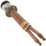 P-118X Series 4", 1/2" Crimp Pex Single Handle Hot & Cold Mixing Hydrant, Satin Nickle
