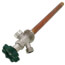 P-164 Series 10", 1/2" MPT x 1/2" SWT Inlet Frost-Free Anti-Siphon Quarter-Turn Wall Faucet