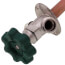 P-164 Series 12", 1/2" MPT x 1/2" SWT Inlet Frost-Free Anti-Siphon Quarter-Turn Wall Faucet