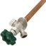 P-164 Series 10", Quarter Turn - Anti-Siphon Wall Hydrant - 1/2" PEX - Diamond