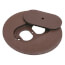 6" Dia. Carpet Plate & Cover for Flush Servce Floor Boxes (Brown)