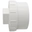 4" PVC DWV Fitting Cleanout Adapter w/ Plug