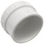 4" PVC DWV Fitting Cleanout Adapter w/ Plug