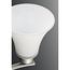 Joy 3 Light Brushed Nickel Etched Glass Traditional Bath Vanity Light