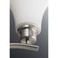 Joy 3 Light Brushed Nickel Etched Glass Traditional Bath Vanity Light