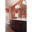Bravo 2 Light Brushed Nickel Etched Glass Modern Bath Vanity Light