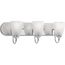 Gather 3 Light Polished Chrome Etched Glass Traditional Bath Vanity Light