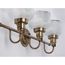 Archie 3 Light Antique Nickel Clear Double Prismatic Glass Coastal Bath Vanity Light