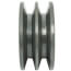 Two Groove Bushing Pulleys for 4L or A Belts and 5L or B Belts