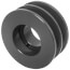 3.35" OD Two Groove Bushing Pulleys for 4L or A Belts and 5L or B Belts