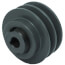 4.75" OD, Stock PVP, Variable Pitch Double Groove Pulleys (7/8" Bore)