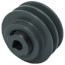 6" OD, Stock PVP Variable Pitch Double Groove Pulleys (1-1/8" Bore)