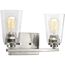 Debut 2 Light Graphite Farmhouse Bath Vanity Light
