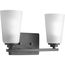 Debut 2 Light Graphite Farmhouse Bath Vanity Light