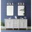 Ambrose 3 Light Farmhouse Matte Black Clear Glass Bath Vanity Light