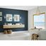 Reiss 1 Light Modern Farmhouse Polished Chrome Vanity Light