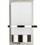 Reiss 1 Light Modern Farmhouse Polished Chrome Vanity Light
