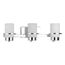 Reiss 3 Light Modern Farmhouse Polished Chrome Vanity Light