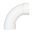 6" PVC DWV Long Turn 90° Elbow