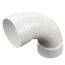 6" PVC DWV Long Turn 90° Elbow