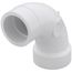 1-1/2" PVC DWV Long Sweep 90° Street Elbow
