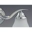 Trinity 2 Light Brushed Nickel Etched Glass Traditional Bath Vanity Light