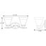 Trinity 2 Light Brushed Nickel Etched Glass Traditional Bath Vanity Light