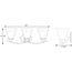 Trinity 3 Light Brushed Nickel Etched Glass Traditional Bath Vanity Light