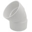 8" PVC DWV 45° Elbow