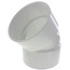 10" PVC DWV 45° Elbow