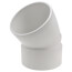 8" PVC DWV 45° Street Elbow