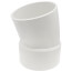 6" PVC DWV 22.5° Street Elbow