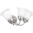 Fluted Glass 3 Light Bath & Vanity