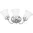 Fluted Glass 3 Light Bath & Vanity