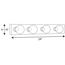 Broadway 4 Light Polished Chrome Traditional Bath Vanity Light
