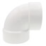 4" PVC DWV 90° Vent Elbow