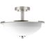 Replay 2 Light 14-3/4" Semi-Flush