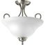 2 Light 13-1/4" Semi-Flush
