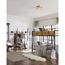 Briarwood 2 Light Textured and Cerused Black Farmhouse Style Flush Mount Ceiling Light