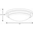 Apogee 15" LED Flush Mount