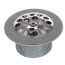 1-1/2" Chrome Plated Zinc Grid Drain w/ Screw
