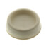 1-1/2" White Hollow Rubber Basin & Tub Stopper