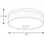 Weaver LED 1 Light 10" LED Flush Mount