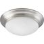 1 Light Alabaster Glass 11-1/2" Close-to-Ceiling