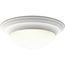 3 Light Alabaster Glass 16-5/8" Close-to-Ceiling