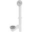 1-1/2" Trip Lever Tubular Bath Waste Kit Chrome Plated w/ 2 Hole Face Plate (PVC), P37509