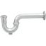 1-1/4" Chrome Plated Brass P-Trap, 17 GA W/CO, P38010