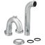 1-1/4" Chrome Plated Brass P-Trap, 17 GA W/CO, P38010